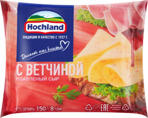 Сыр плавленый Хохланд с ветчиной 150г