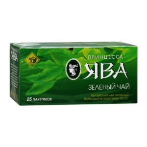 Чай Принцесса Ява зеленый пакетированный 25*2г