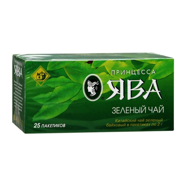 Чай Принцесса Ява зеленый пакетированный 25*2г