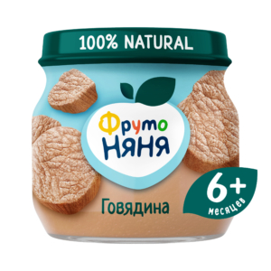 Пюре ФрутоНяня из говядины 80г