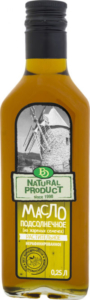 Масло подсолнечное Natural Product нерафинированное 0,25л