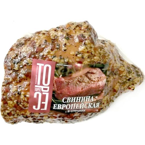 Свинина Европейская в специях к/в в/у ООО Торес
