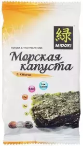 Морская капуста жаренная с кимчи 5г