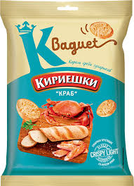 Сухарики Кириешки Baguet Краб 50г ООО КДВ