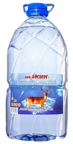 Вода минеральная Горячий ключ 2000, 5л