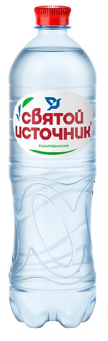 Вода минеральная Святой Источник газированный, 1л