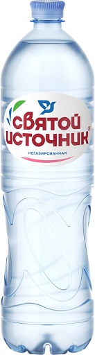 Вода питьевая Святой Источник негазированная, 1,5л