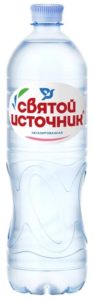 Вода питьевая Святой Источник негазированная 1л