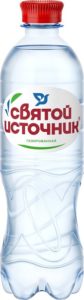 Вода питьевая Святой источник газированная, 0,5л