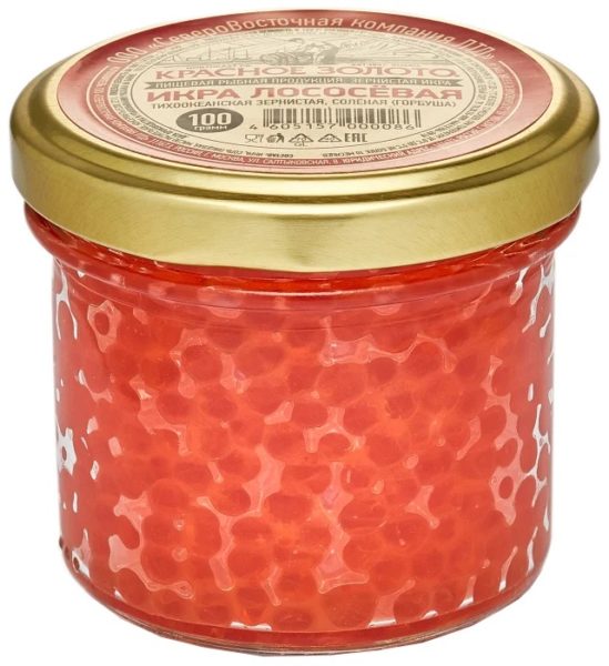 Икра лососевая зерновая, 100г