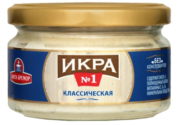 Икра мойвы классическая, 180г