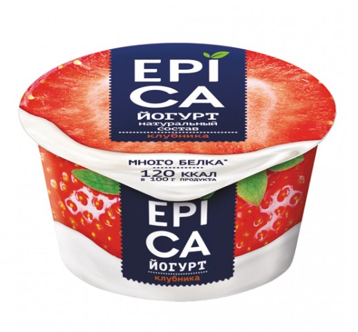 Йогурт EPICA клубника 4,8% 130г