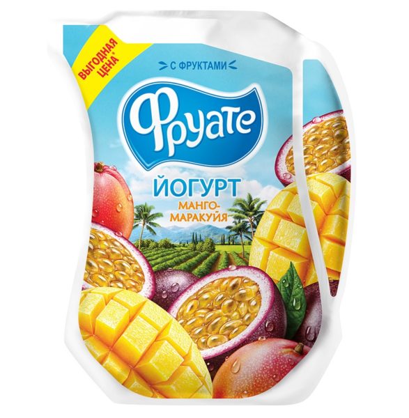 Йогурт Фруате манго маракуйя 1,5% 250г