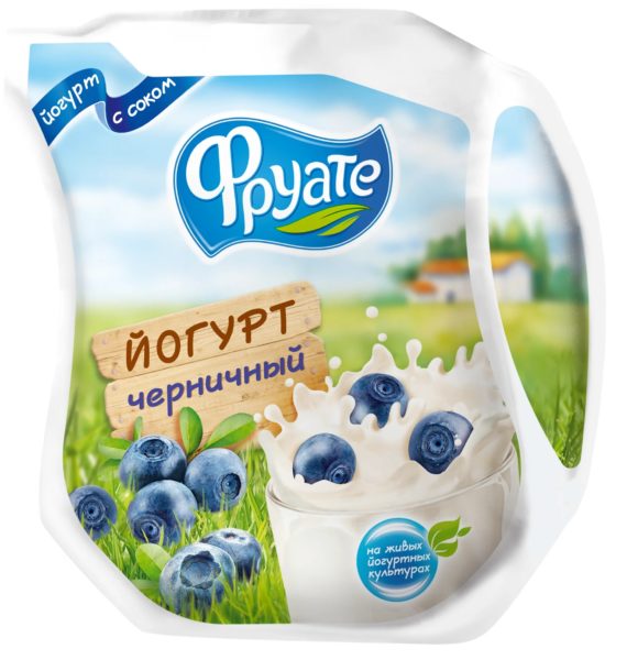 Йогурт Фруате черничный 1,5% 450г
