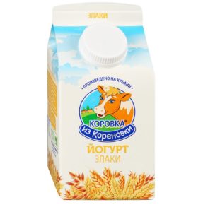 Йогурт питьевой Коровка из Кореновки злаки 2,1% 450г