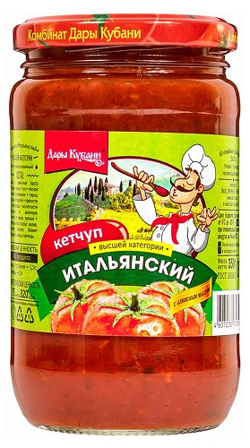 Кетчуп Соус Итальянский Дары Кубани 350г