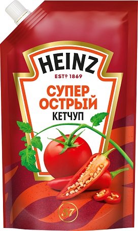 Кетчуп Хайнц острый 320г