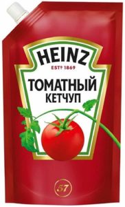 Кетчуп Хайнц томатный 320гр