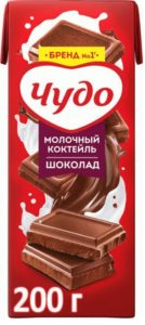 Коктейль молочный Чудо шоколад 3% 0,2л