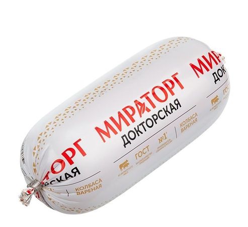 Колбаса Докторская ГОСТ вареная, 470г