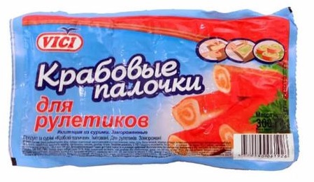 Крабовые палочки Вичи для рулетиков, 300г