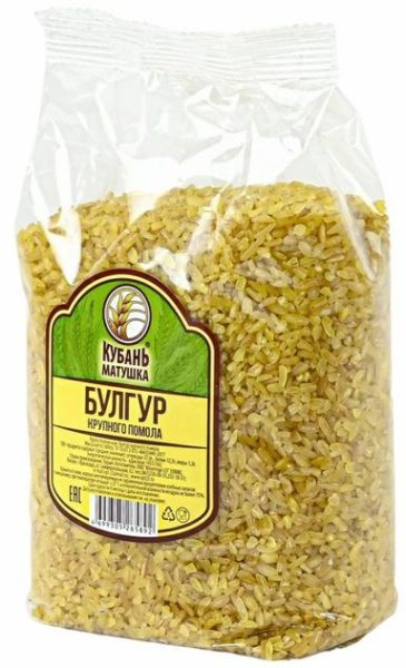 Крупа Булгур Кубань матушка крупный помол, 600г