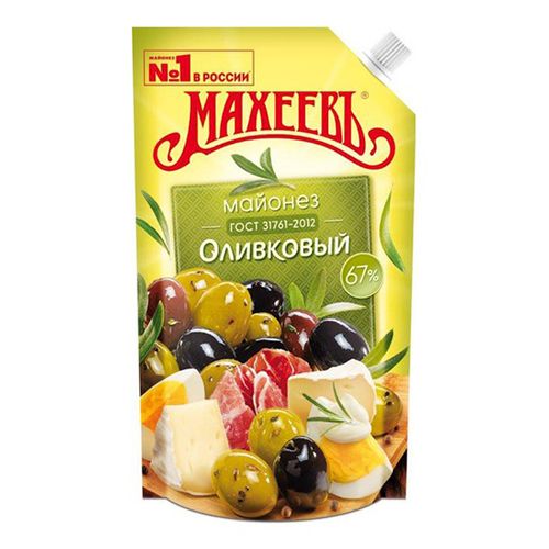 Майонез Махеевъ Оливковый 67% 400мл