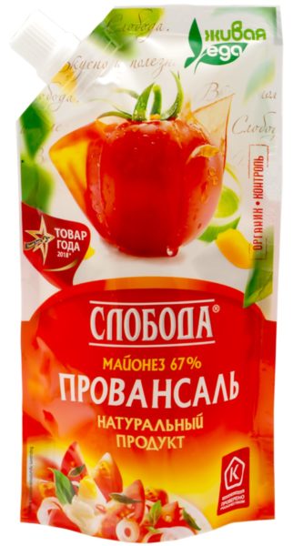 Майонез Слобода провансаль 67% 400мл