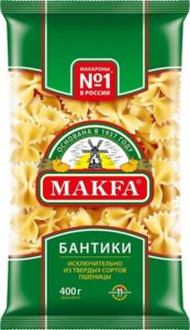 Макаронные изделия Макфа Бантики, 400г
