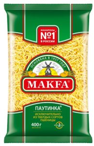 Макаронные изделия Макфа Паутинка, 400г