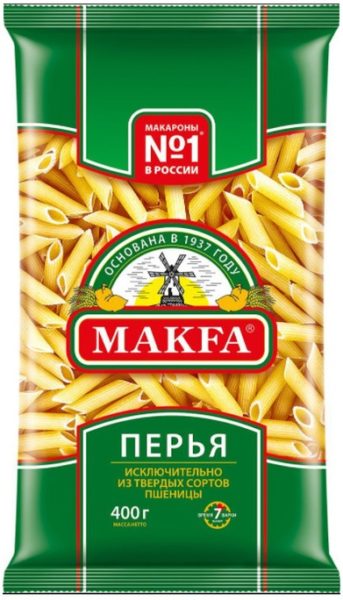 Макаронные изделия Макфа Перья, 400г