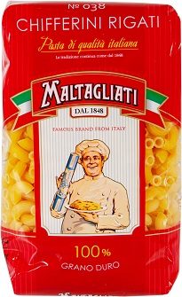 Макаронные изделия Мальтальяти №038 Chifferini Rigati, 450г