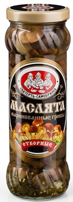 Маслята маринованные Скатерть-самобранка, 370г