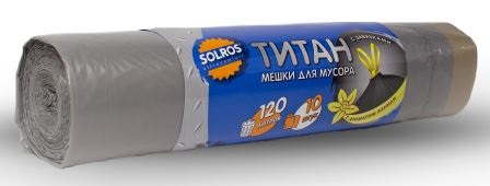 Мешки для мусора Solros Титан 120л 10шт