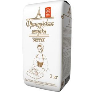 Мука пшеничная Французская штучка сорт экстра, 2кг