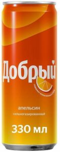 Напиток Добрый Апельсин, 0,33л