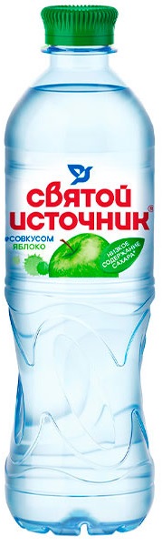 Напиток негазированный Святой Источник яблоко, 0,5л