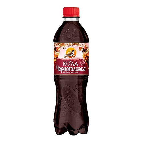 Напиток Черноголовка газированный Кола, 0,5л