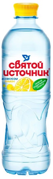 Напиток негазированный Святой Источник лимон 0,5л