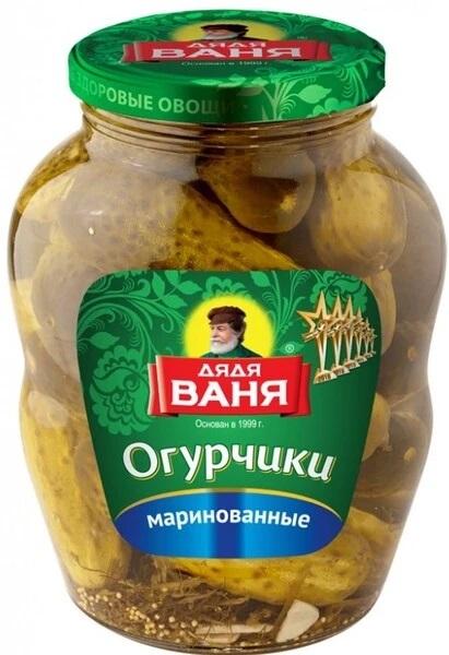 Огурцы маринованные Дядя Ваня, 1,8кг