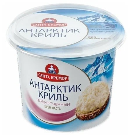 Паста из морепродуктов Антарктик-Криль подкопченный, 150г