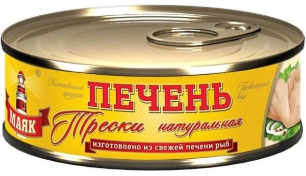 Печень трески натуральная Маяк 230гр