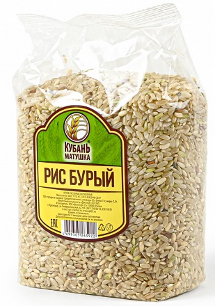 Рис Бурый шелушеный Кубань Матушка, 600г