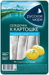 Селедочка к картошке традиционный посол, 400г