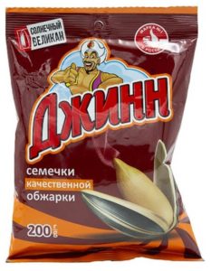 Семечки жаренные Джинн Солнечный Великан, 200гр