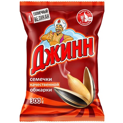 Семечки жареные Джинн солнечный Великан, 300гр