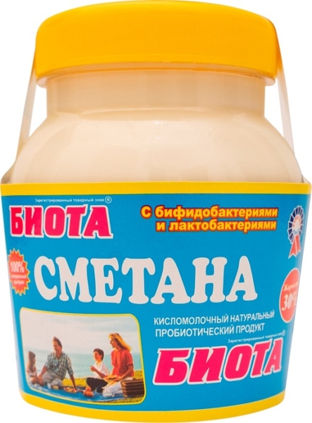 Сметана Биота 30%, 300гр