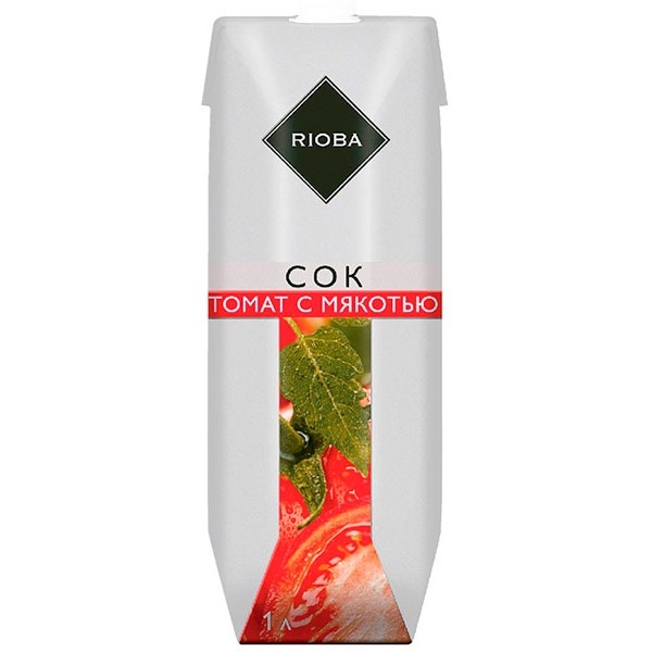 Сок Rioba томат с мякотью, 1л