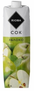 Сок Rioba яблоко, 1л