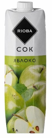 Сок Rioba яблоко, 1л
